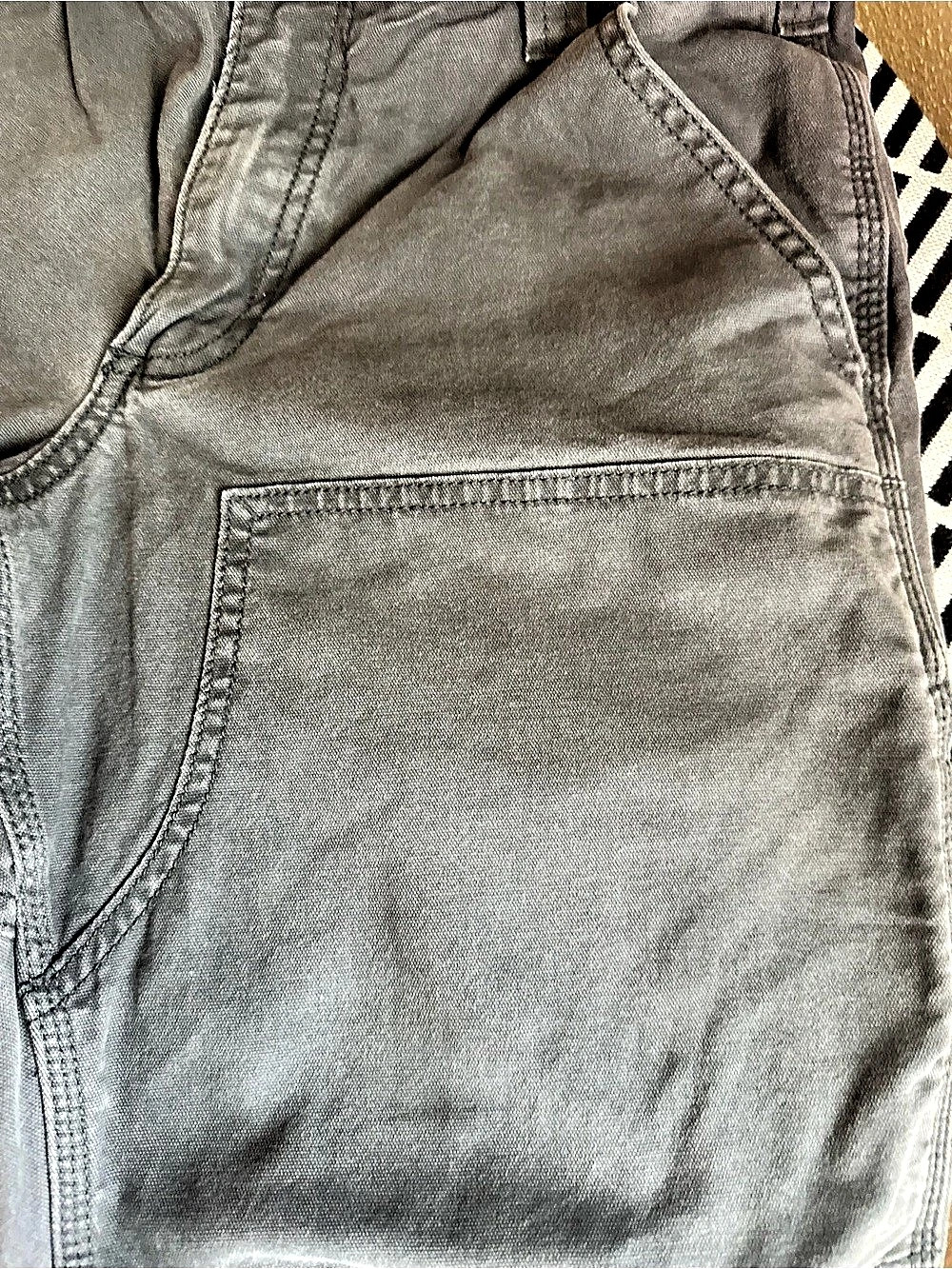 Carhartt Relaxed Straight Rigby Double-Front Dungaree Gray Waist 30 x 30 - Picture 4 of 4